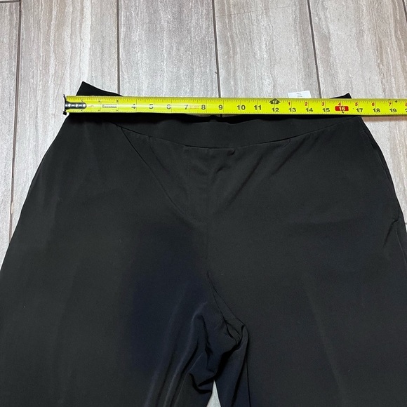 Susan Graver Womens Black Pull On Stretch Pants Size Large P - Picture 2 of 6